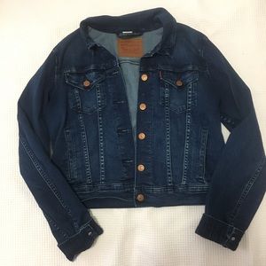 Levi’s dark wash denim jacket